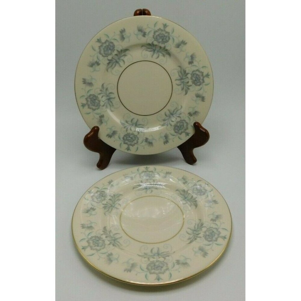 2x  Castleton Fine China Caprice Pattern Salad Plate 8 3/8"